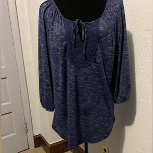Faded Glory Blue Top xxl (20)